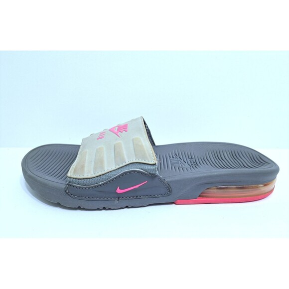 Nike Air Max Women's 6 Camden Slides Grey Pink Blast BQ4633-002 Sandals Miami - Picture 5 of 10